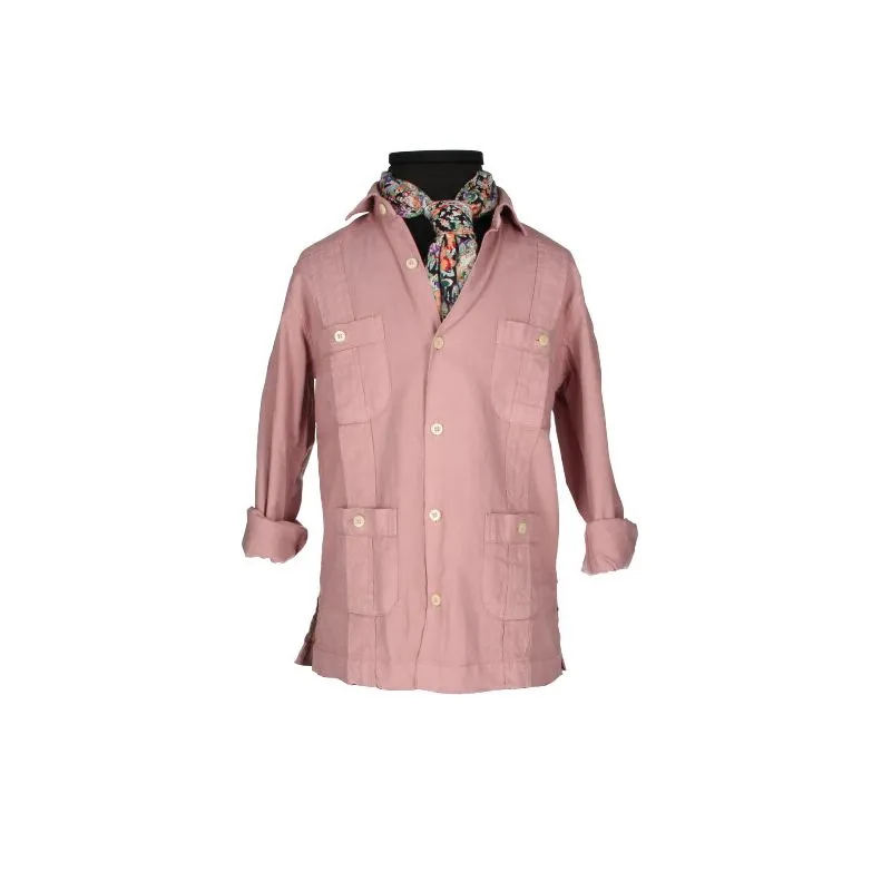 Camisa Cubana niño teja