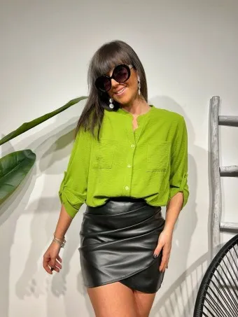 Camisa Fluida FLOSSIE Verde Hierba