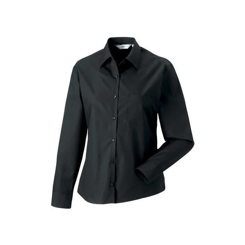 Camisa Manga Larga Mujer Popelina de Russell