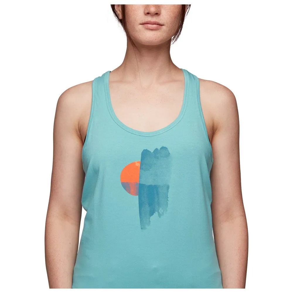 Camiseta Black Diamond W Luminary Tank Coastal Blue