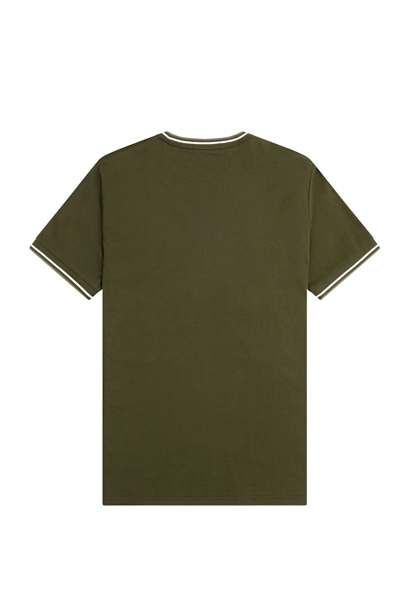 Camiseta con el ribete con dos franjas