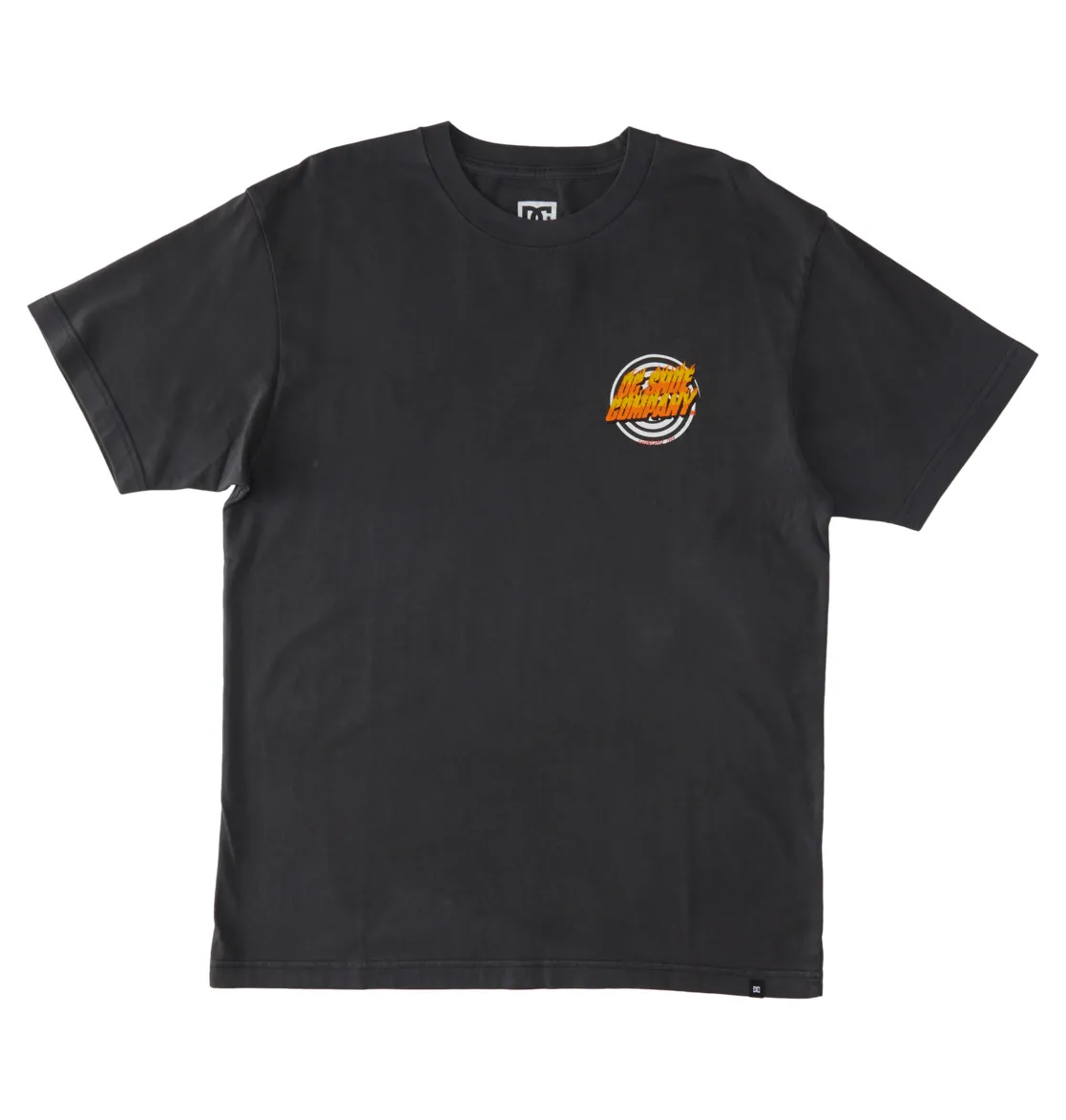 Camiseta de hombre  DC manga corta  Burner Ref ADYZT05271 (ktew) Gris oscuro dibujo en la espalda