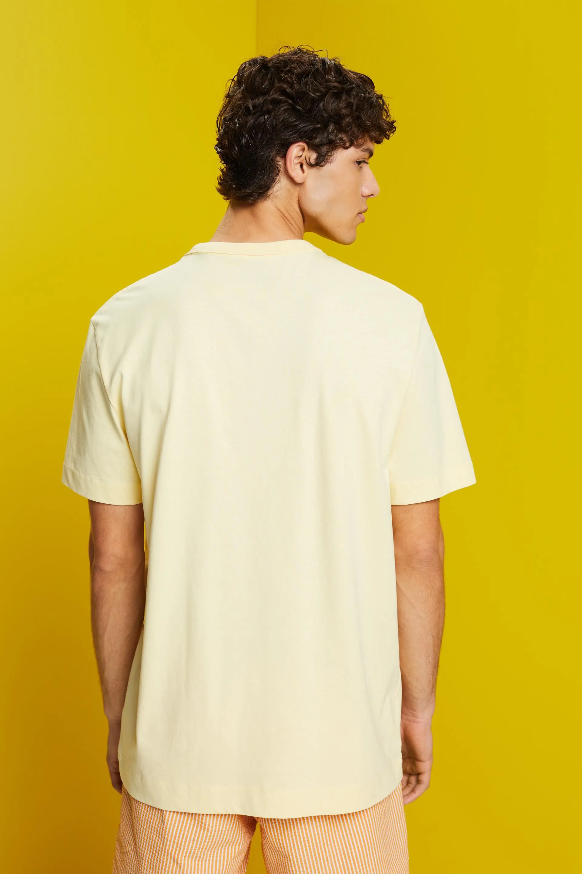 Camiseta de tejido jersey con estampado, 100% algodón