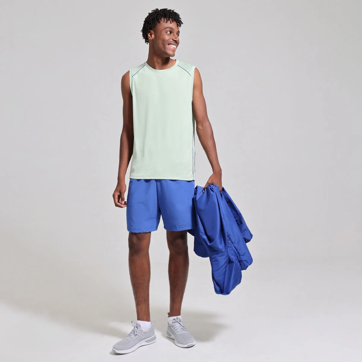 Camiseta Deportiva Para Hombre Unicolor