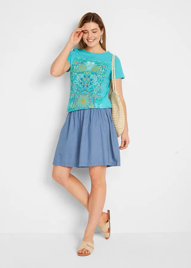 Camiseta estampada Agua mate estampado
