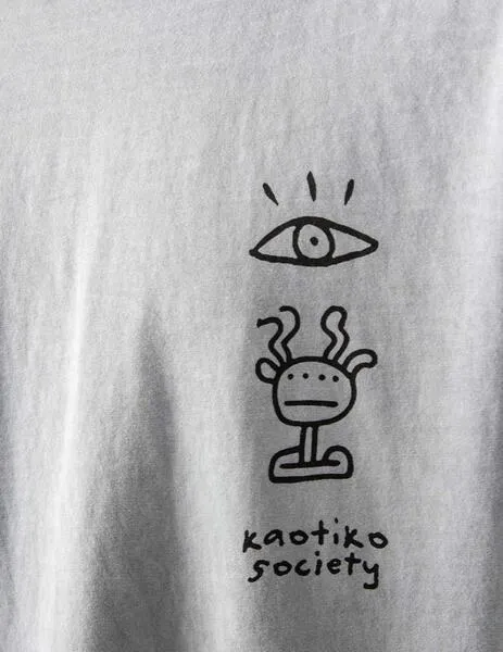 CAMISETA KAOTIKO WASHED BOY URBAN THREESOME  STEEL