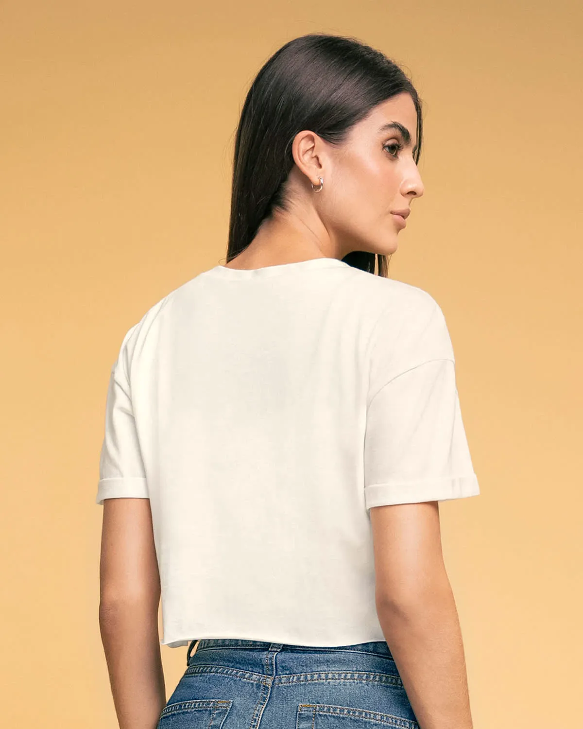 Camiseta manga corta con estampado frontal