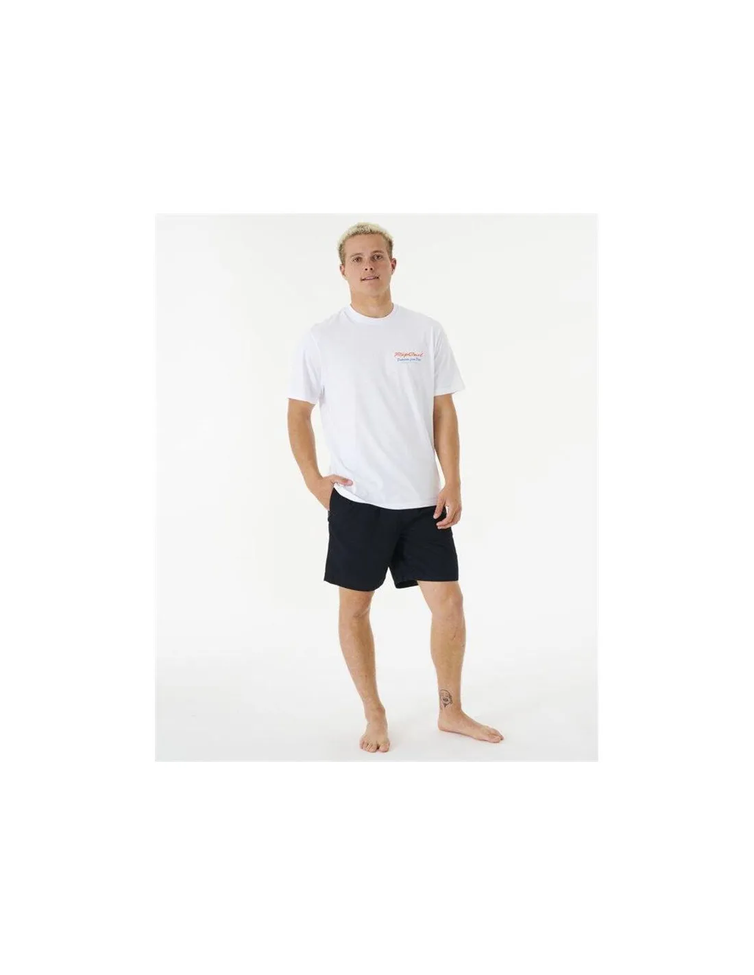 Camiseta Rip Curl Postcards 2Nd Reef Hombre Blanco