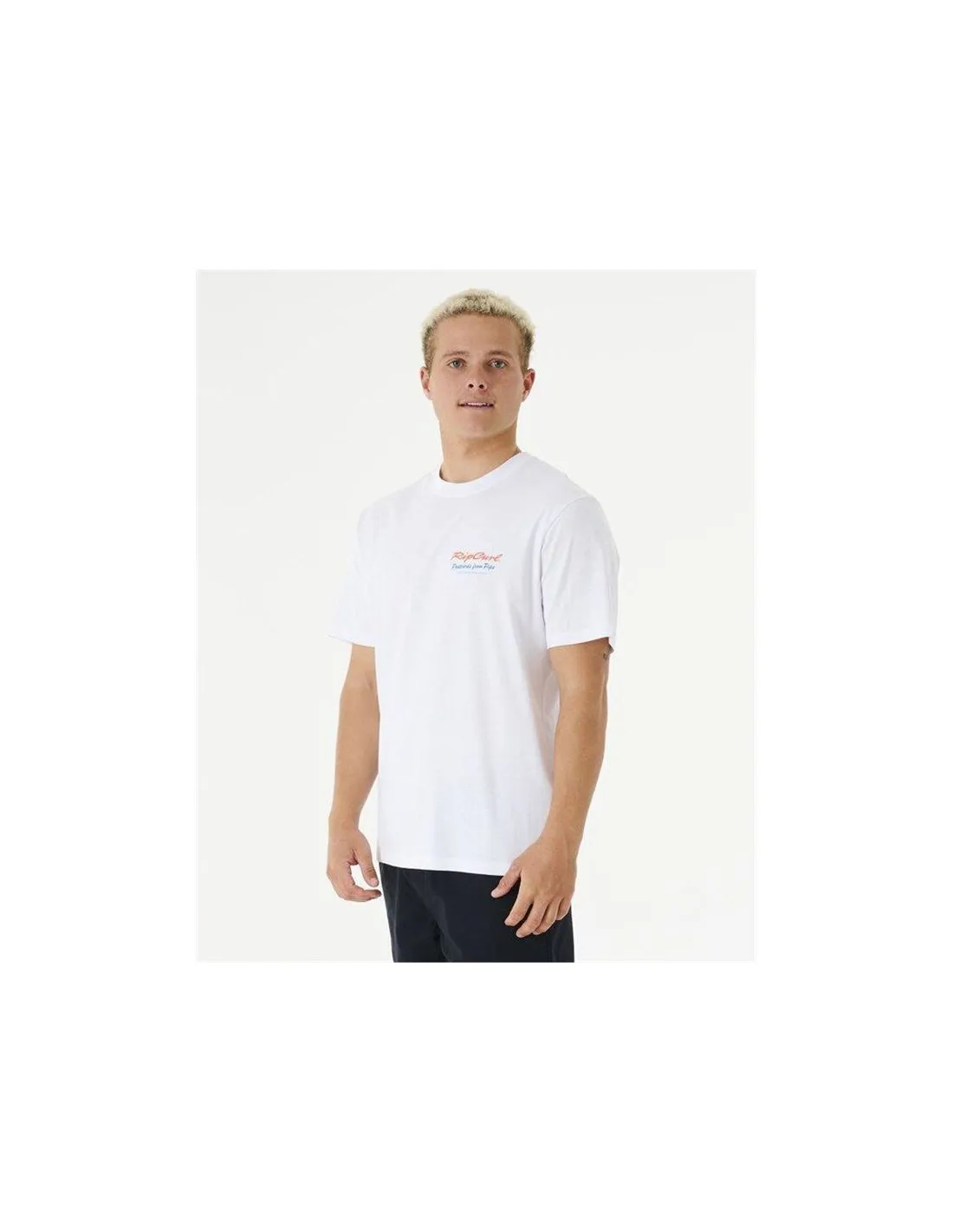 Camiseta Rip Curl Postcards 2Nd Reef Hombre Blanco