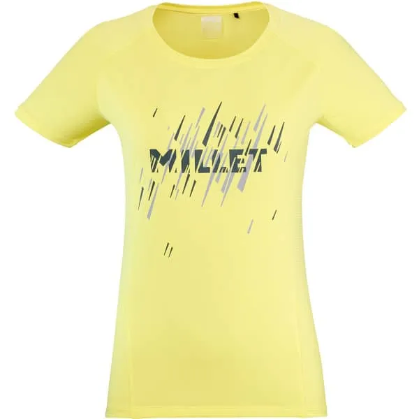 Camiseta senderismo MILLET LTK FAST TS SS W LIMON