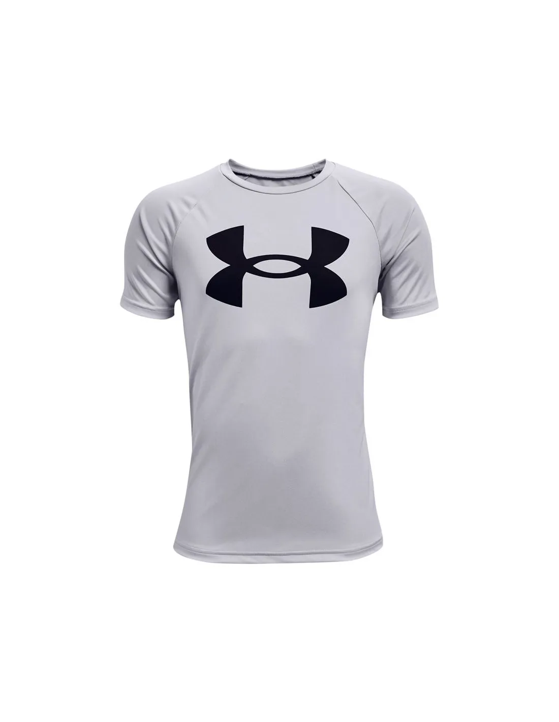 Camiseta Under Armour Tech Big Logo Niño Grey