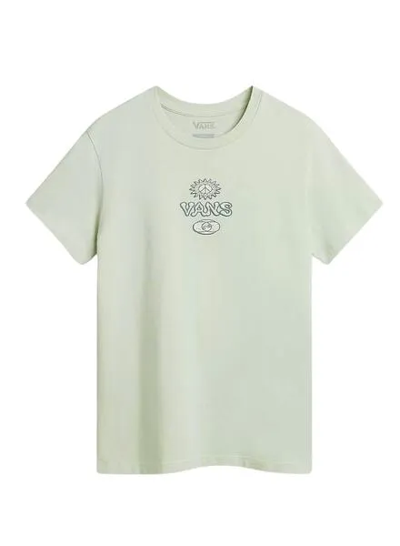 Camiseta Vans Depth Connection Verde Para Mujer