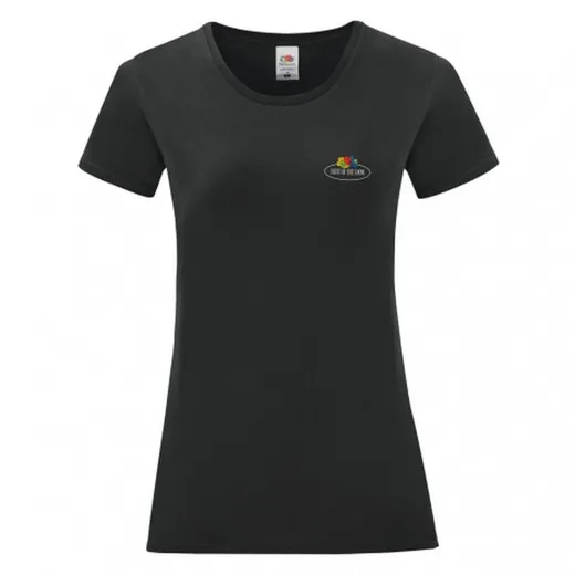 Camiseta Vintage mujer logo pequeño impreso