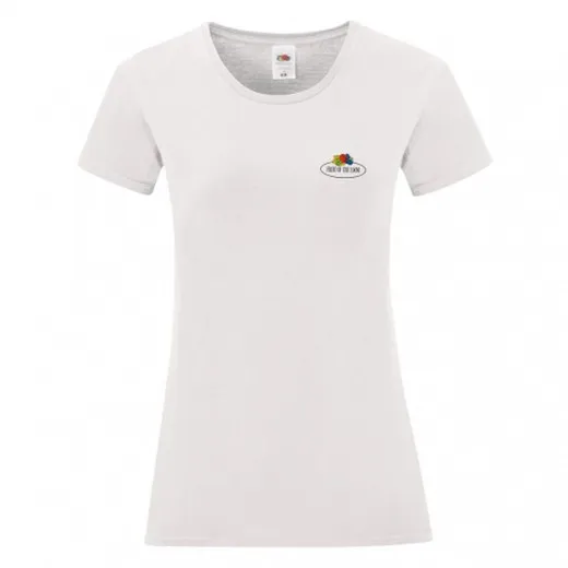 Camiseta Vintage mujer logo pequeño impreso