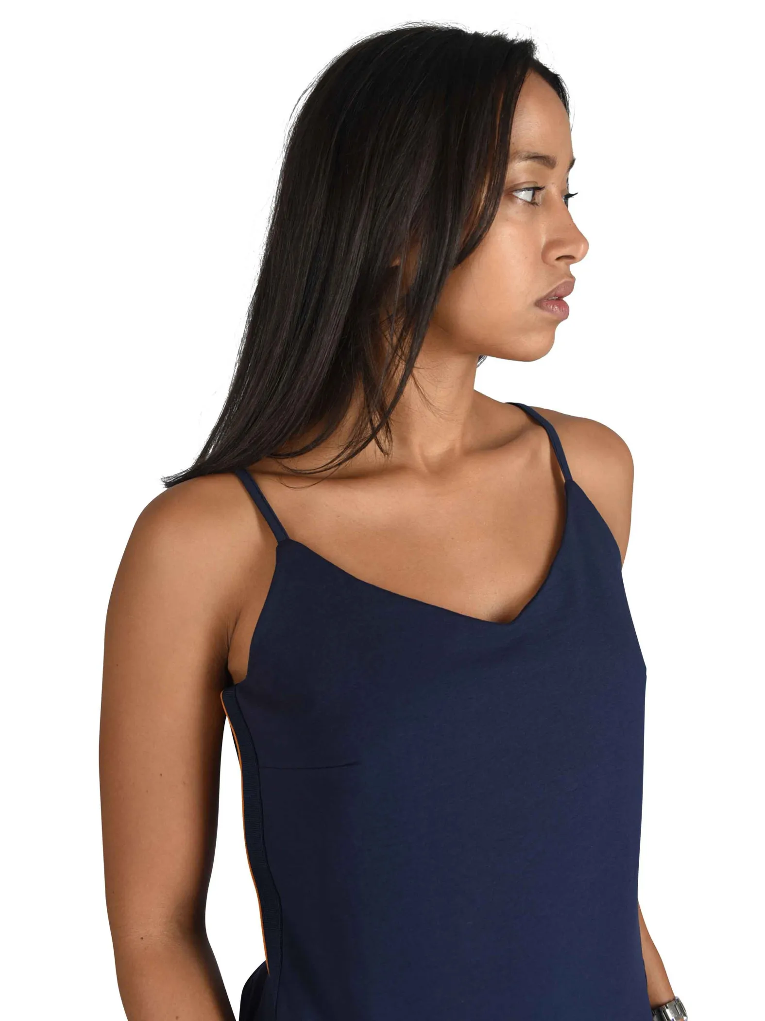 Camisola de rayas bicolor