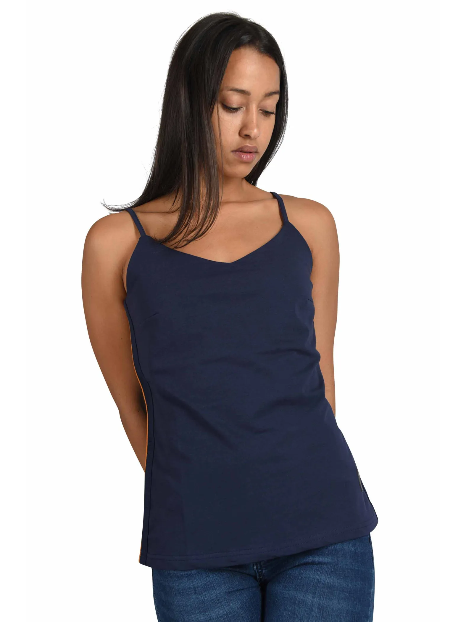 Camisola de rayas bicolor
