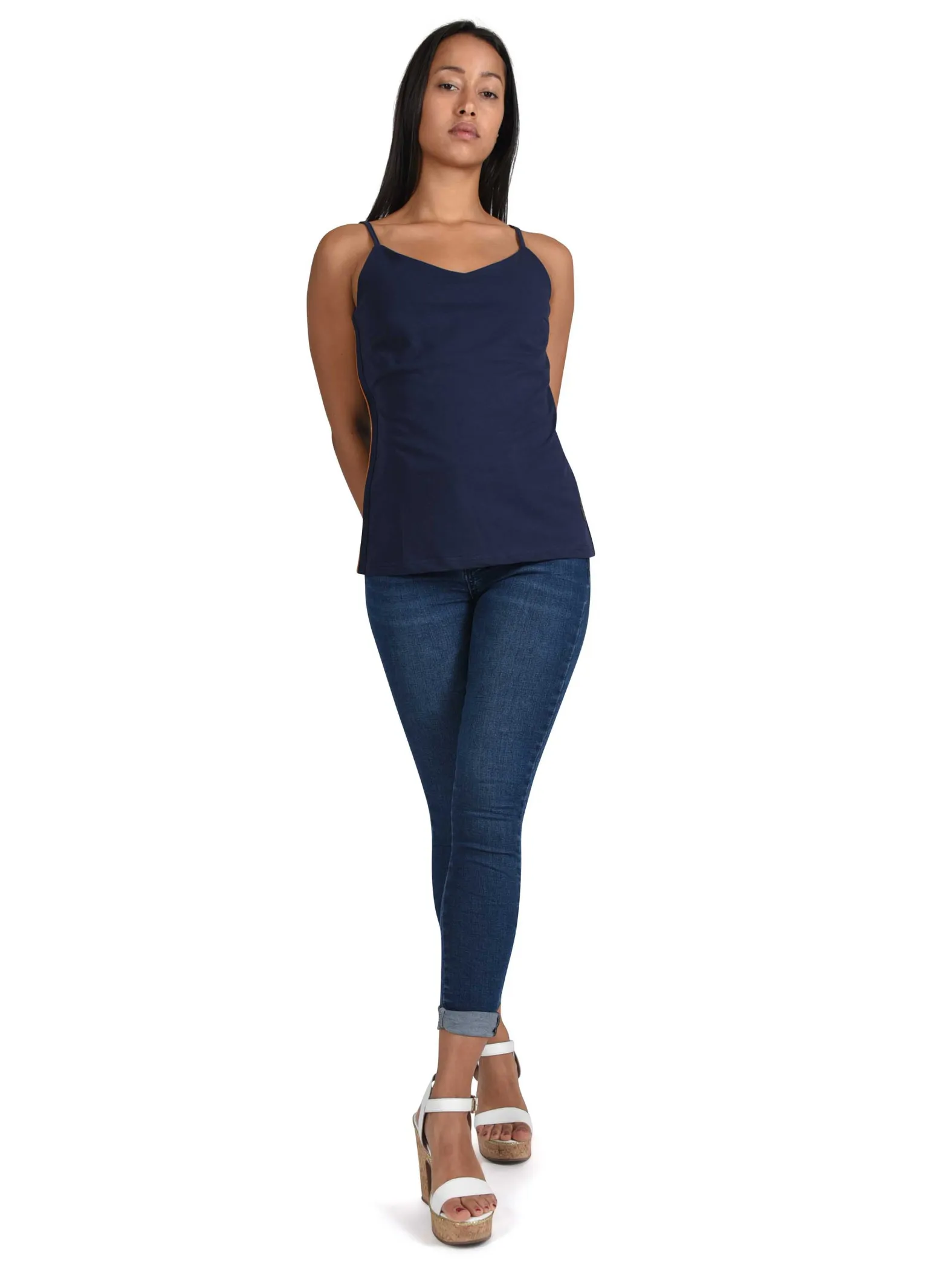 Camisola de rayas bicolor