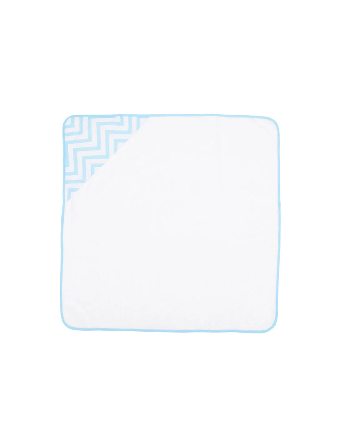 Capa de baño Zigzag celeste 80 x 80 de Cambrass