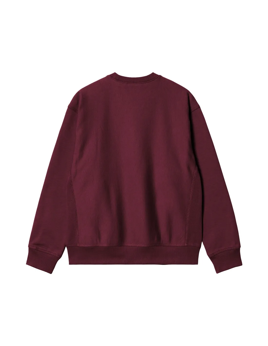CARHARTT WIP AMERICAN SCRIPT SWEAT MALBEC