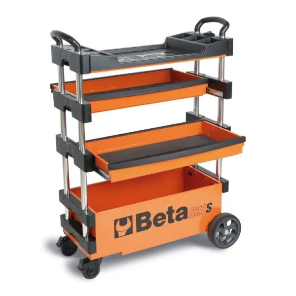 Carro portaherramientas extensible con 100 herramientas