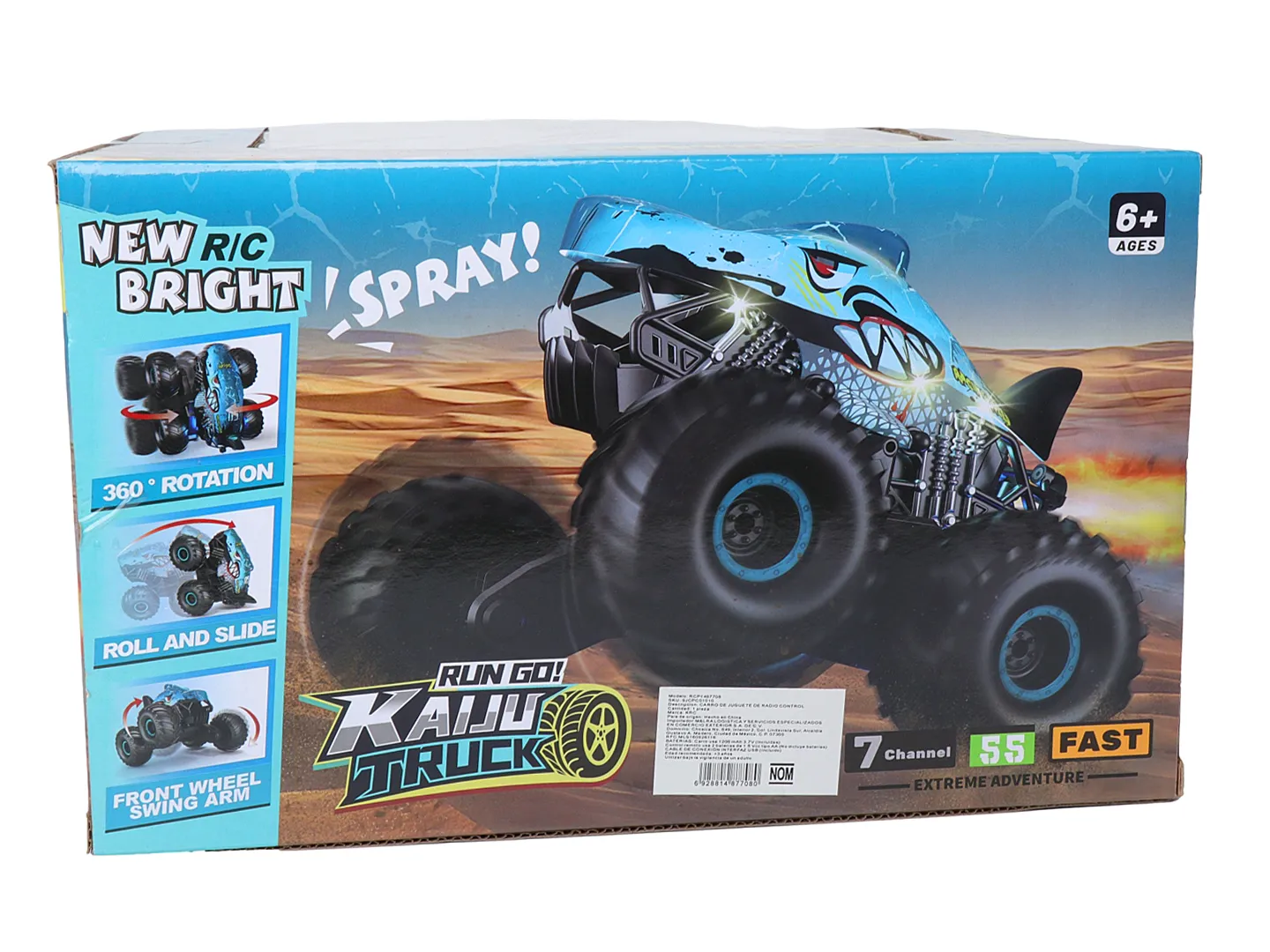 Carro Tiburon De Juguete De Control Remoto Kelder Toys