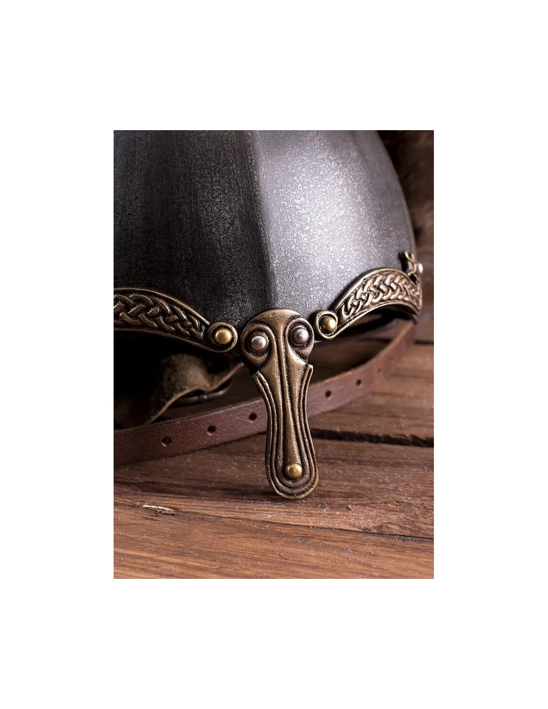 Casco Celta con nasal, acabado rústico
