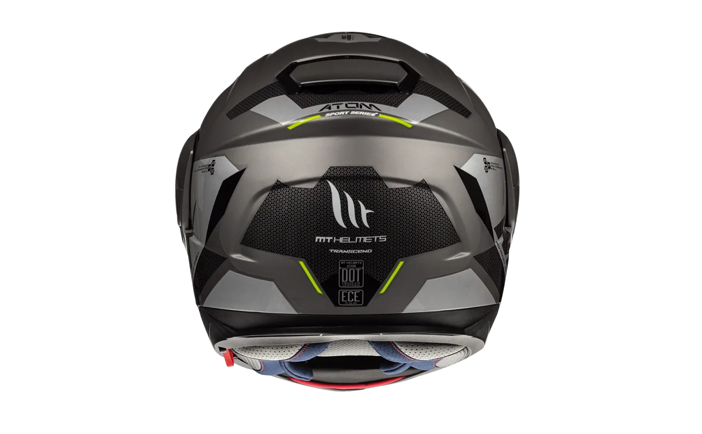 Casco Modular Mt Atom Sv Transcend E2 Gris Brillo Mate |10525514256|