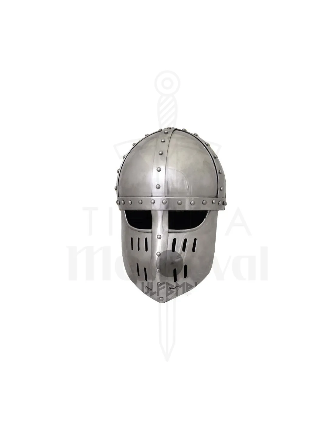 Casco Spangenhelmet con visera