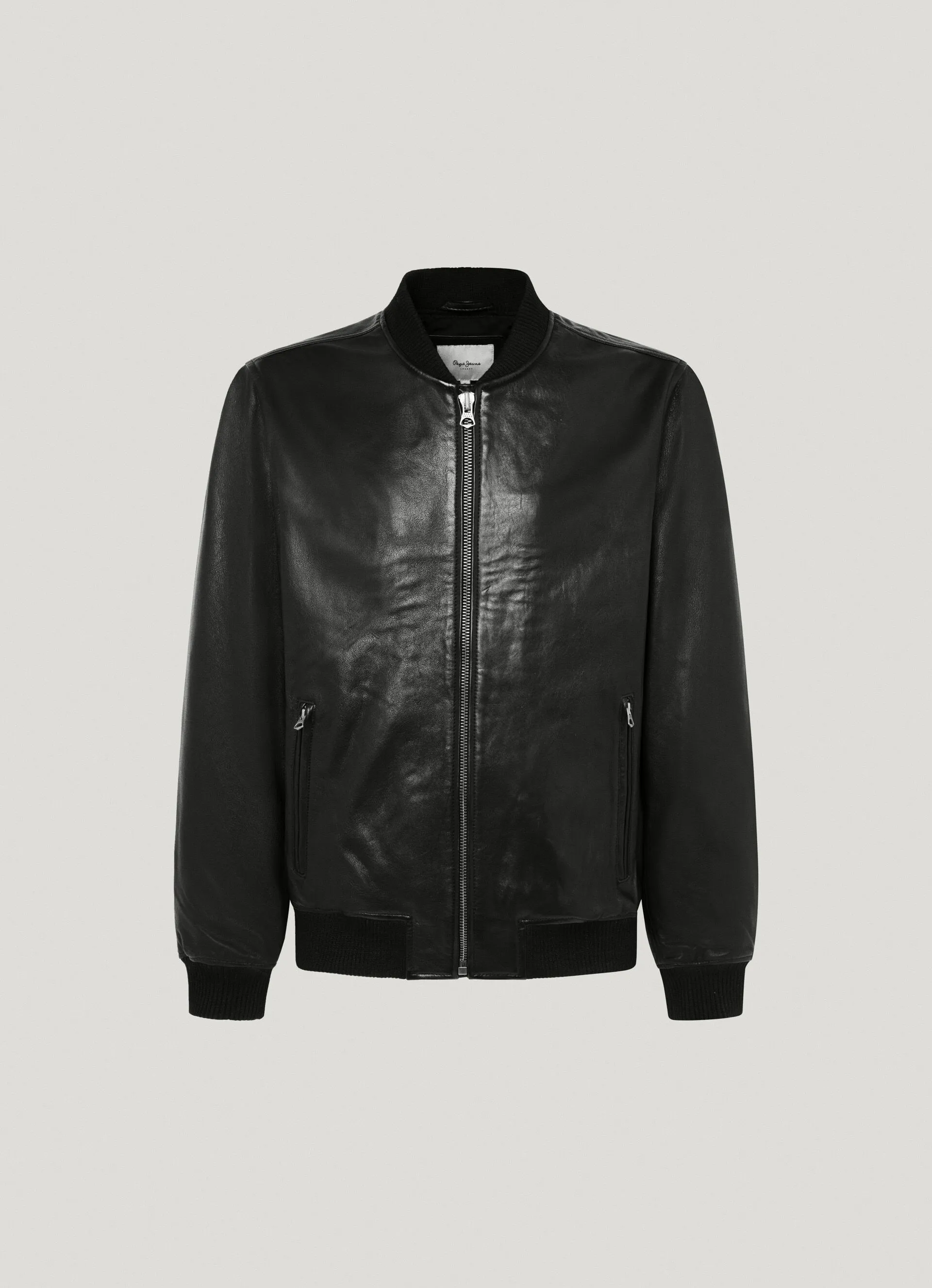 cazadora bomber piel