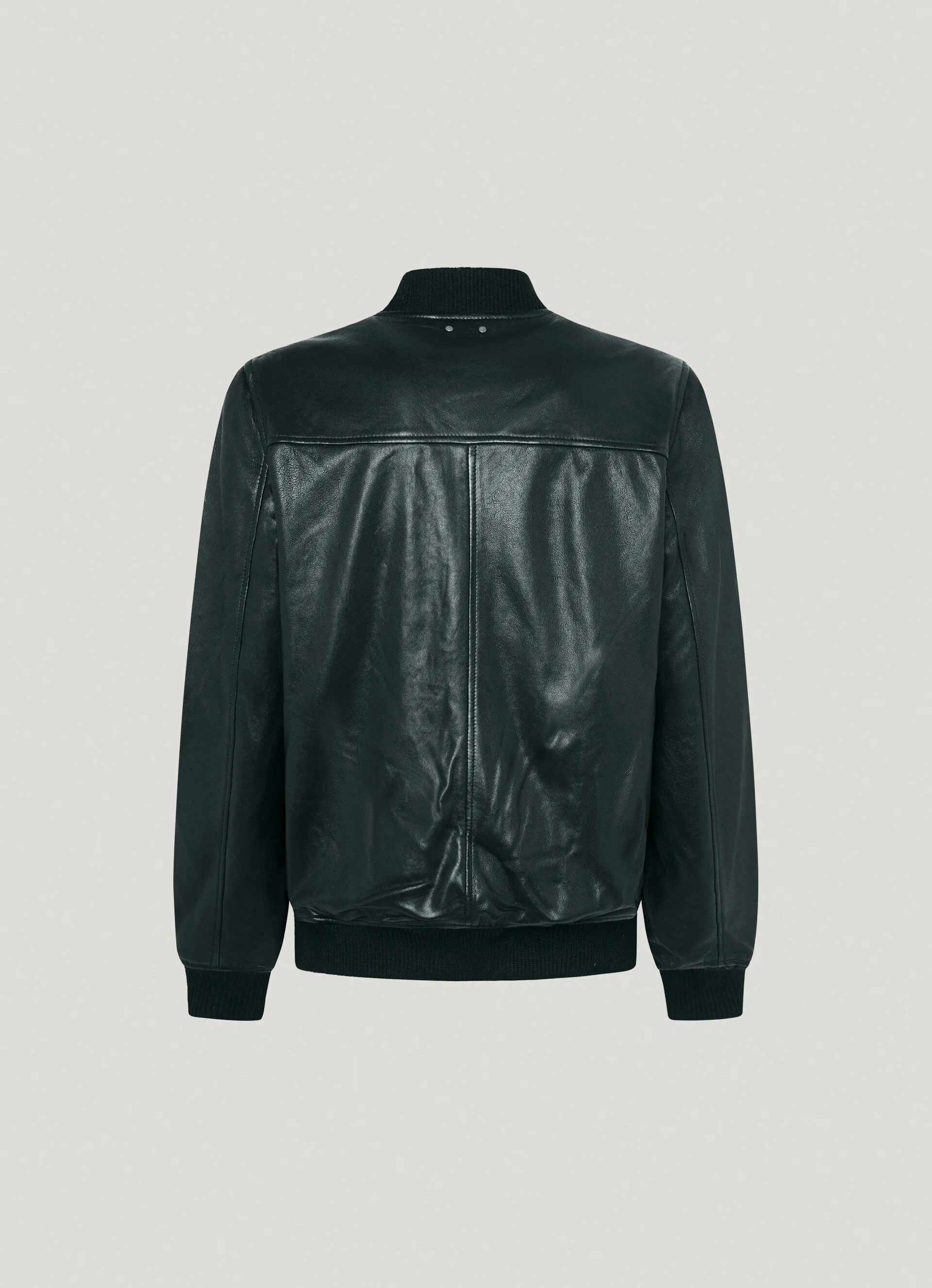 cazadora bomber piel