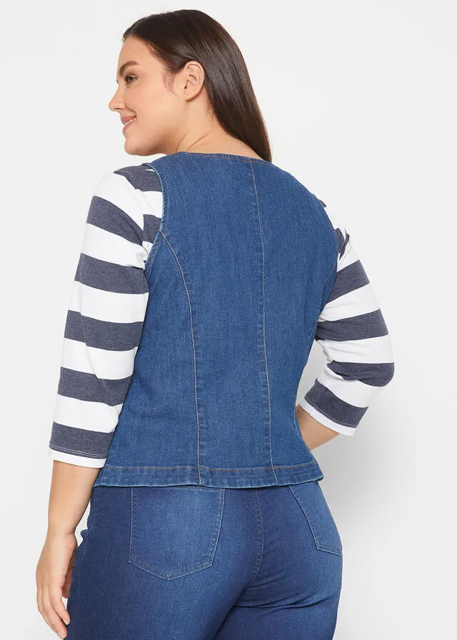 Chaleco vaquero elástico Denim