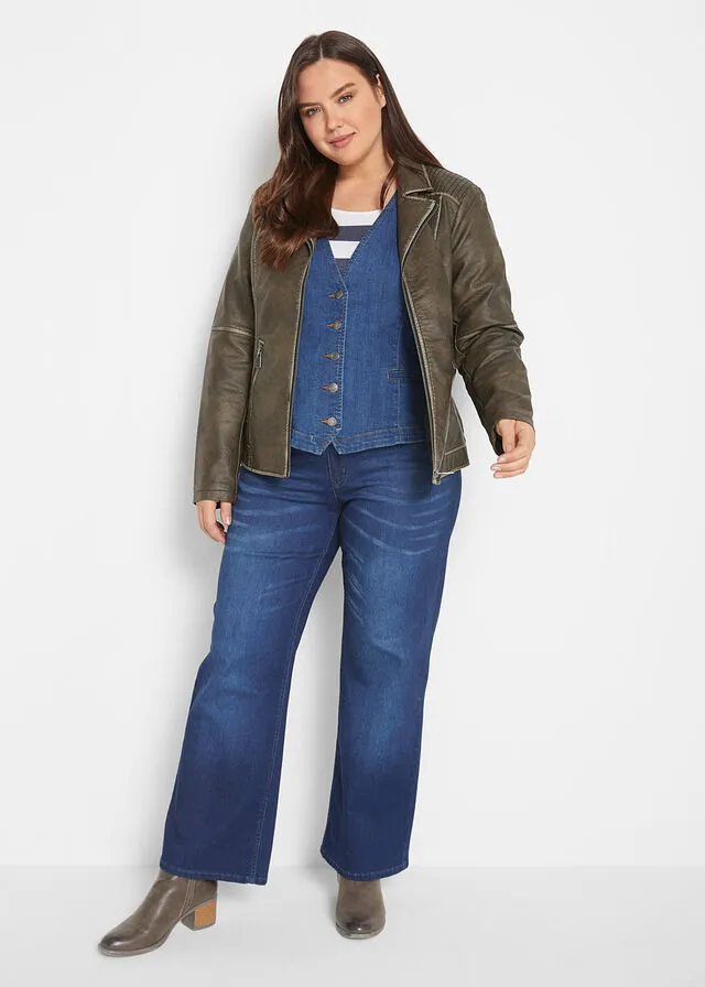 Chaleco vaquero elástico Denim
