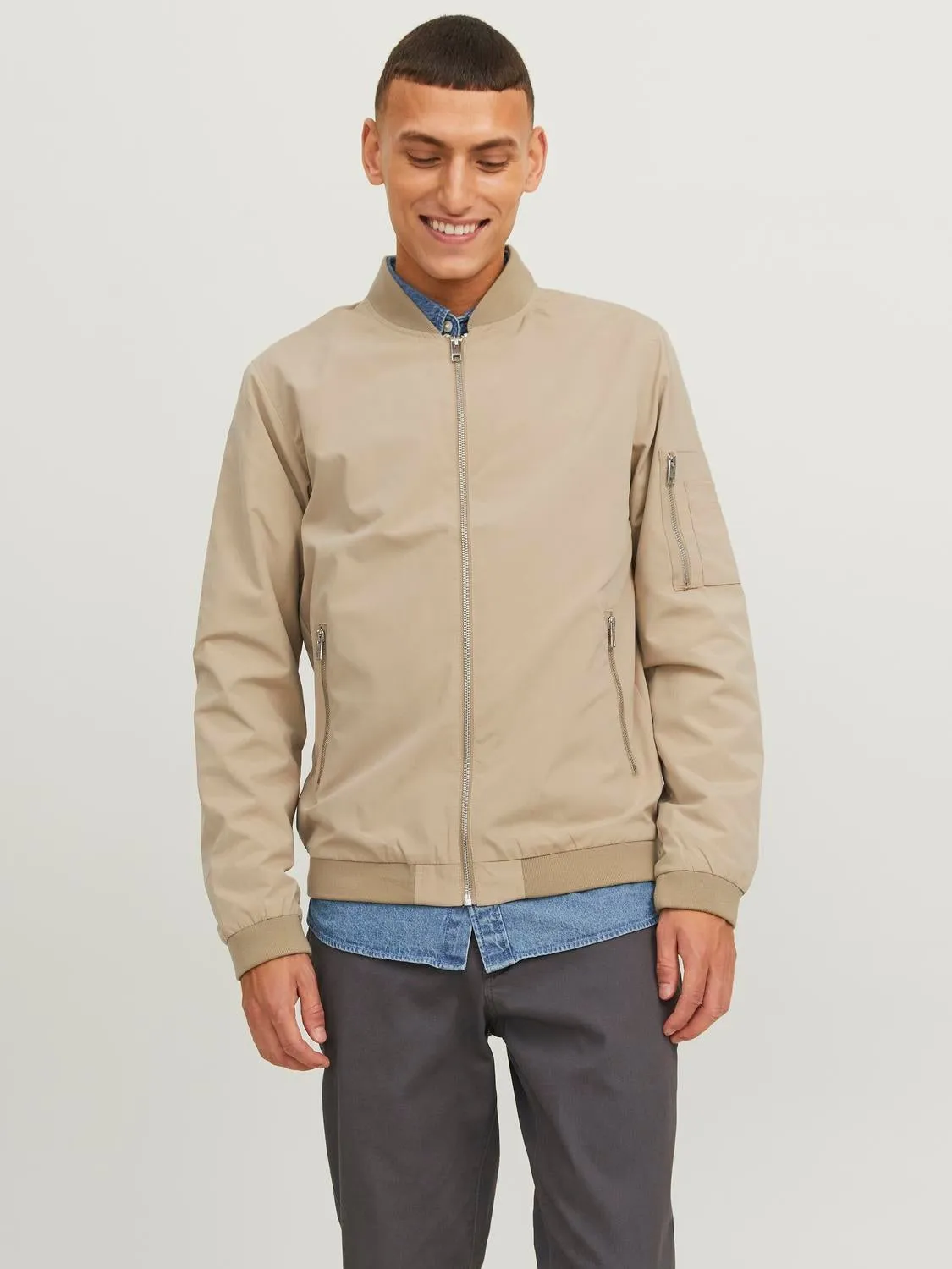 Chaqueta bomber | Beige | Jack & Jones®