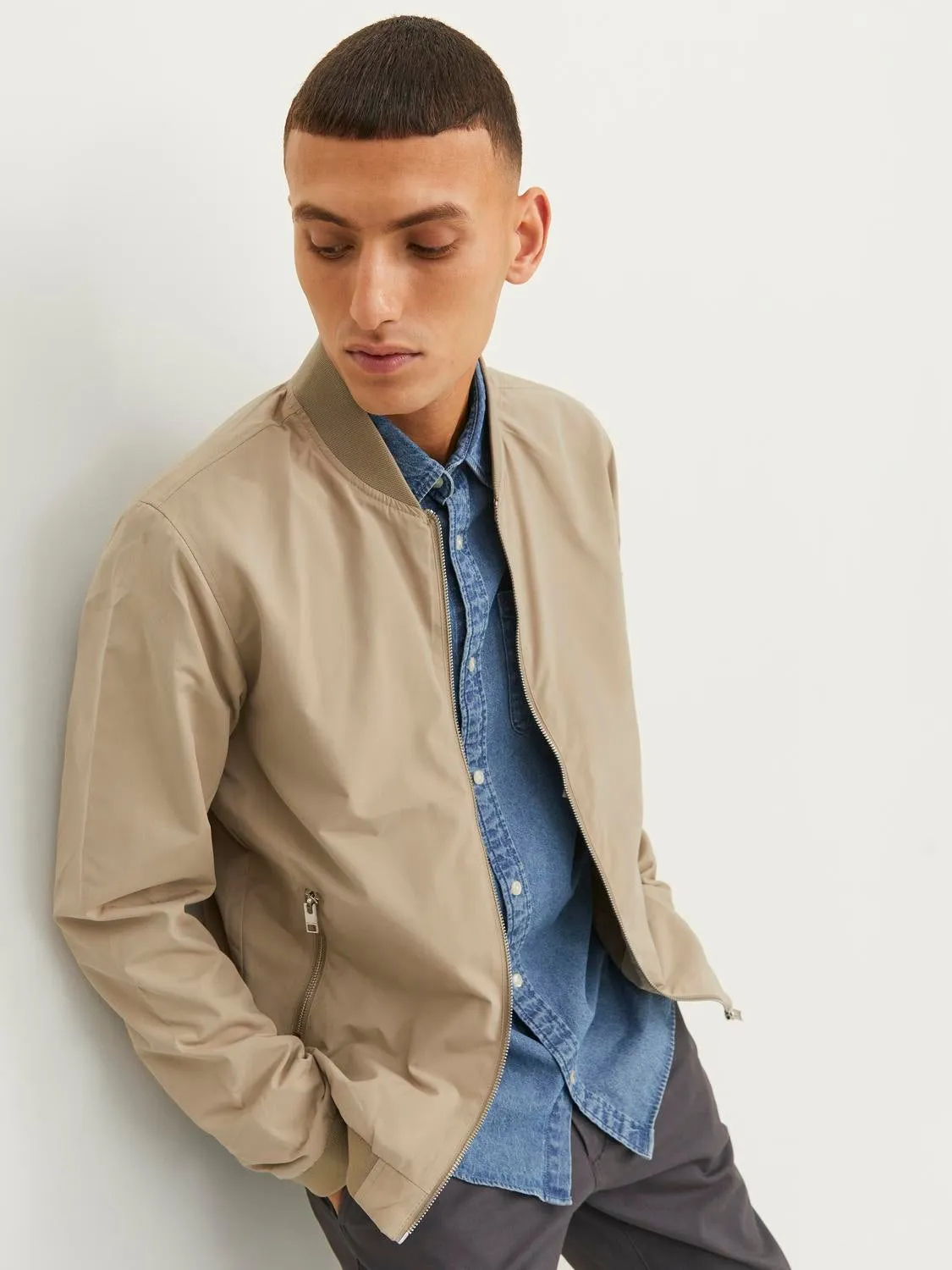 Chaqueta bomber | Beige | Jack & Jones®