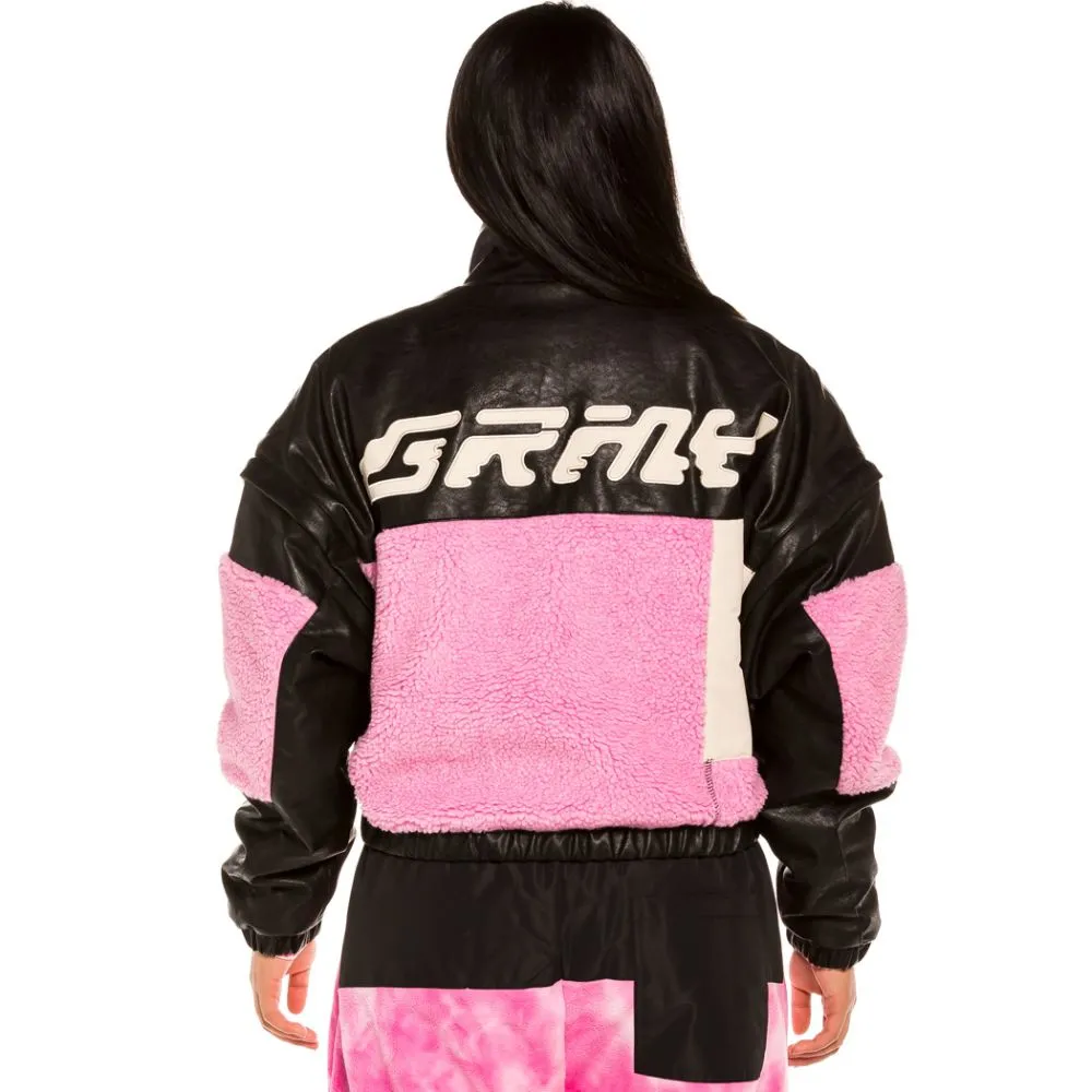 CHAQUETA CHICA GRIMEY "SPACE LADY" DETACHABLE  PINK | WINTER 21