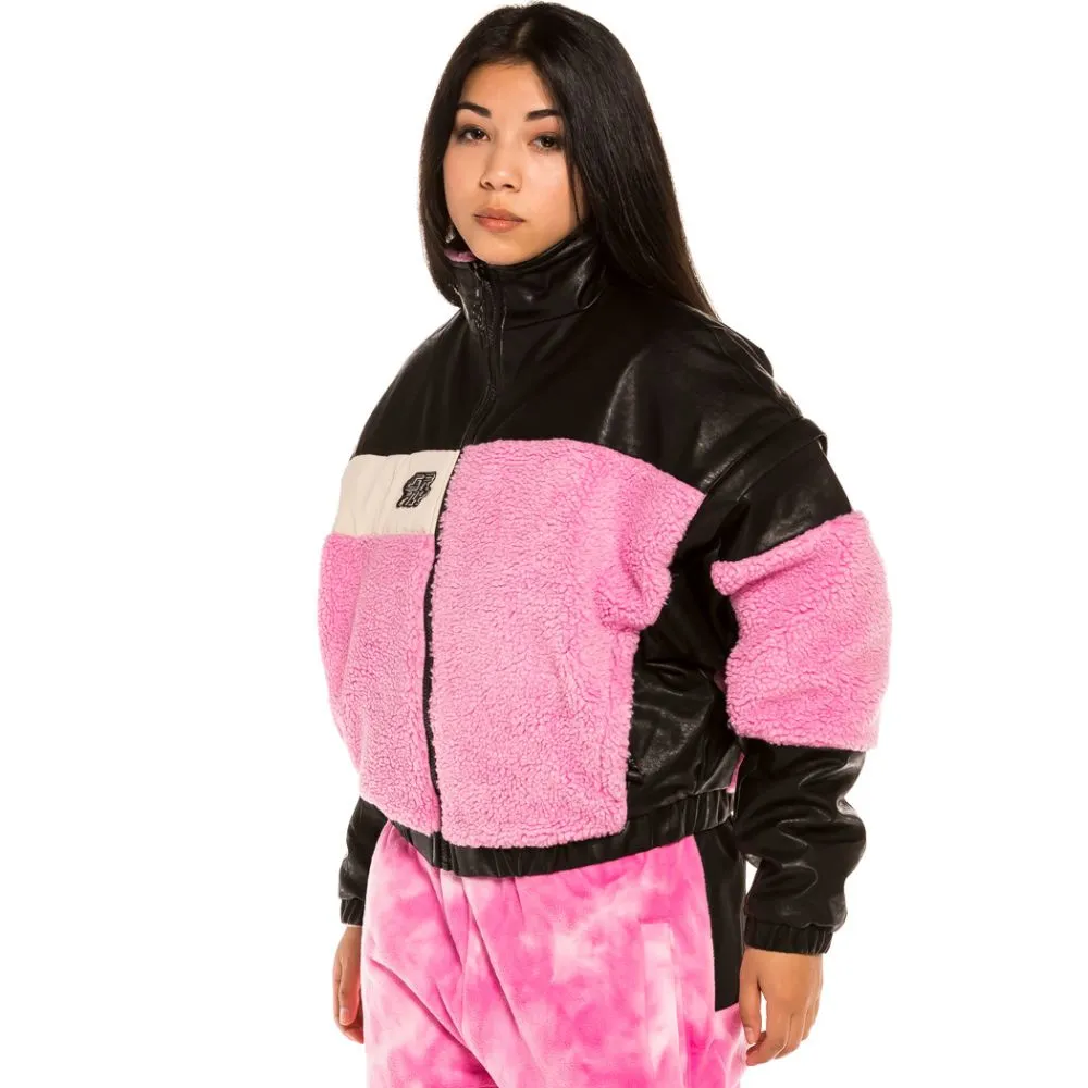 CHAQUETA CHICA GRIMEY "SPACE LADY" DETACHABLE  PINK | WINTER 21