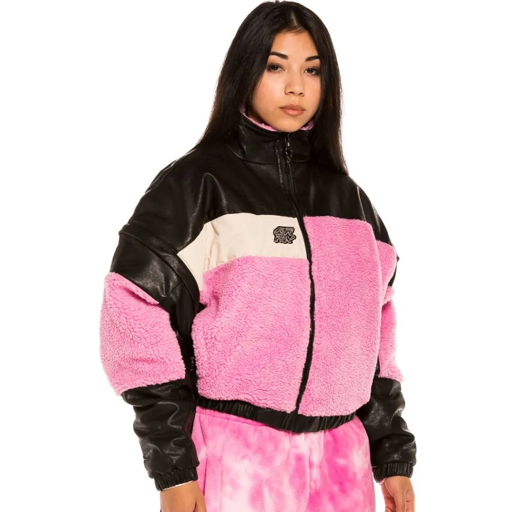 CHAQUETA CHICA GRIMEY "SPACE LADY" DETACHABLE  PINK | WINTER 21