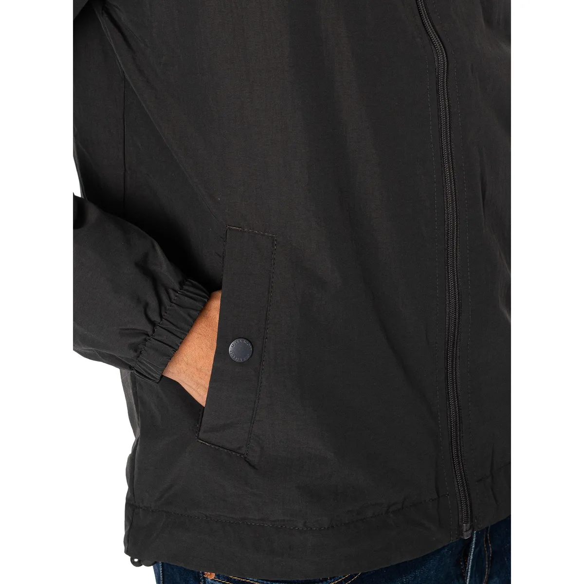 Chaqueta Con Capucha Y Cremallera