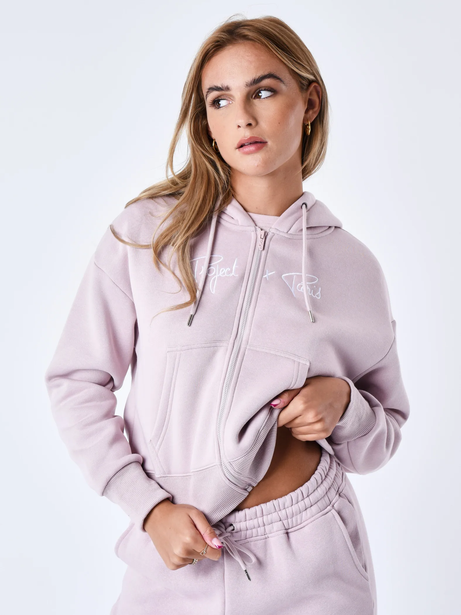 Chaqueta con cremallera Essentials Project X Paris para mujer