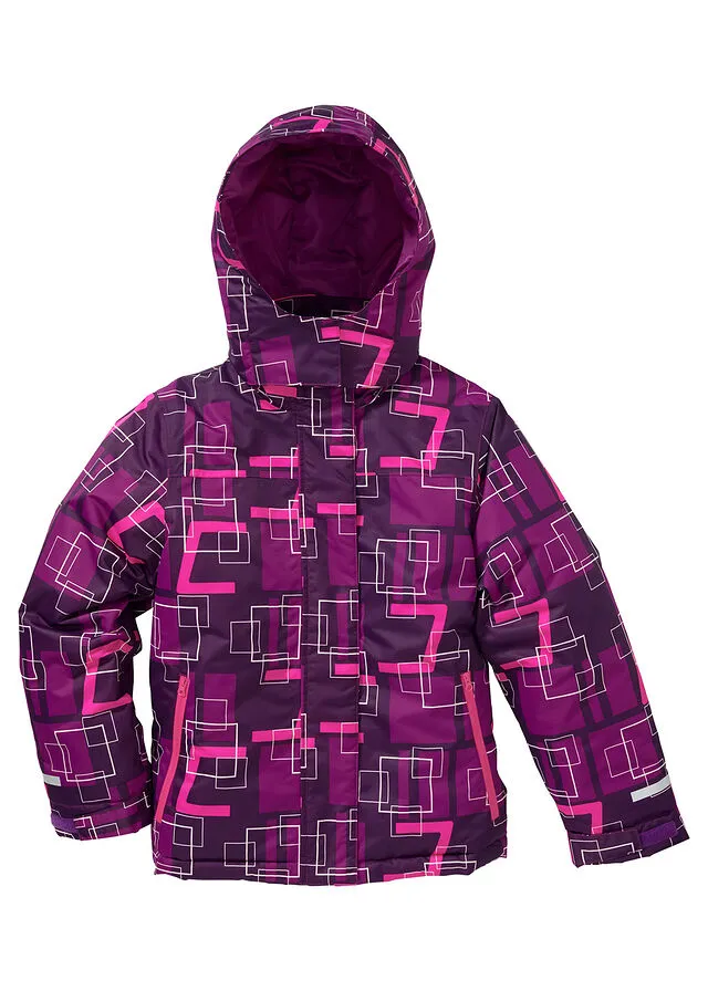 CHAQUETA DE ESQUí, IMPERMEABLE Y TRANSPIRABLE. LILACIRUELAROSA NEóN