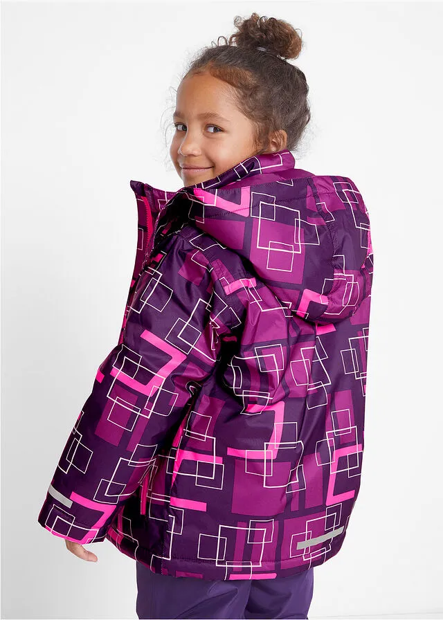 CHAQUETA DE ESQUí, IMPERMEABLE Y TRANSPIRABLE. LILACIRUELAROSA NEóN