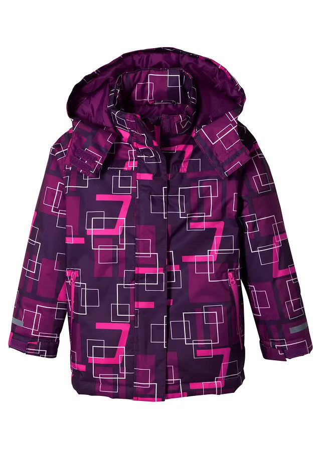 CHAQUETA DE ESQUí, IMPERMEABLE Y TRANSPIRABLE. LILACIRUELAROSA NEóN