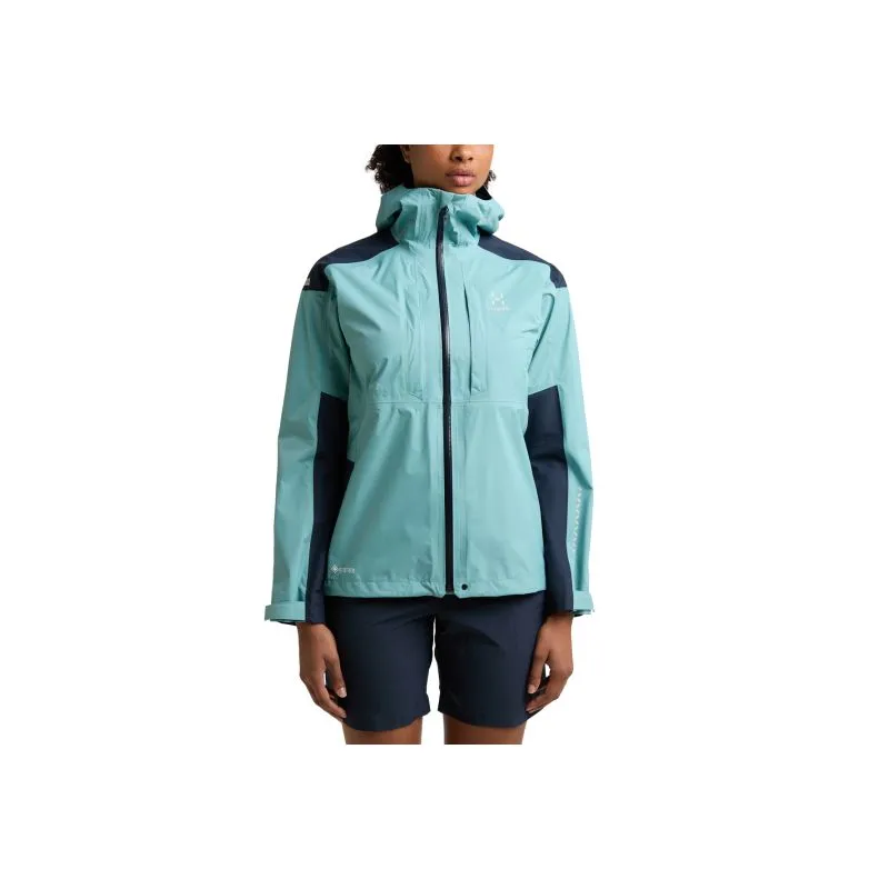 Chaqueta de senderismo para mujer Haglöfs L.I.M Rugged GTX (Frost blue/Tarn blue)