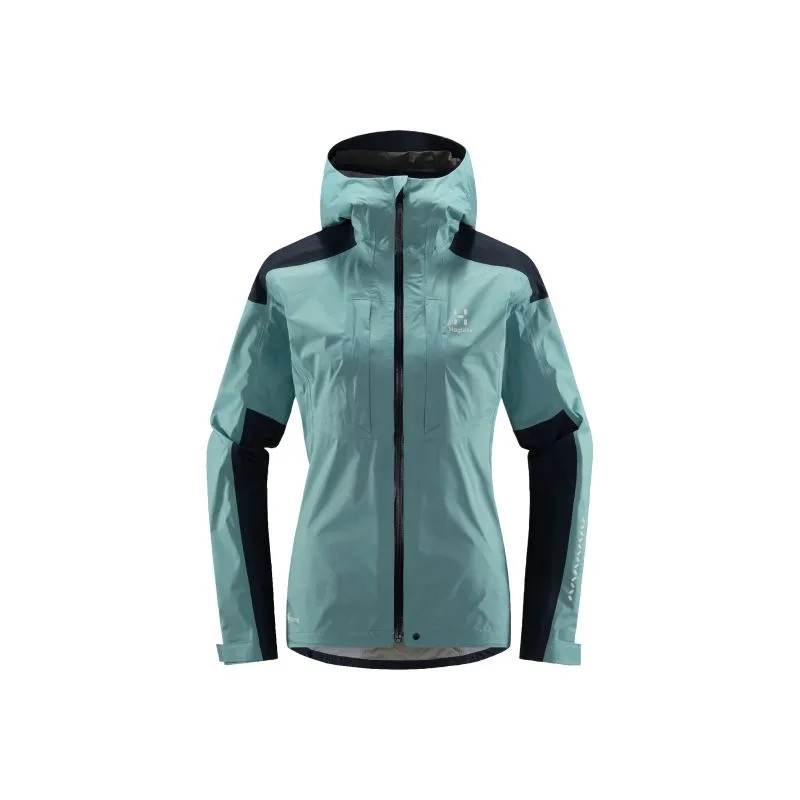 Chaqueta de senderismo para mujer Haglöfs L.I.M Rugged GTX (Frost blue/Tarn blue)