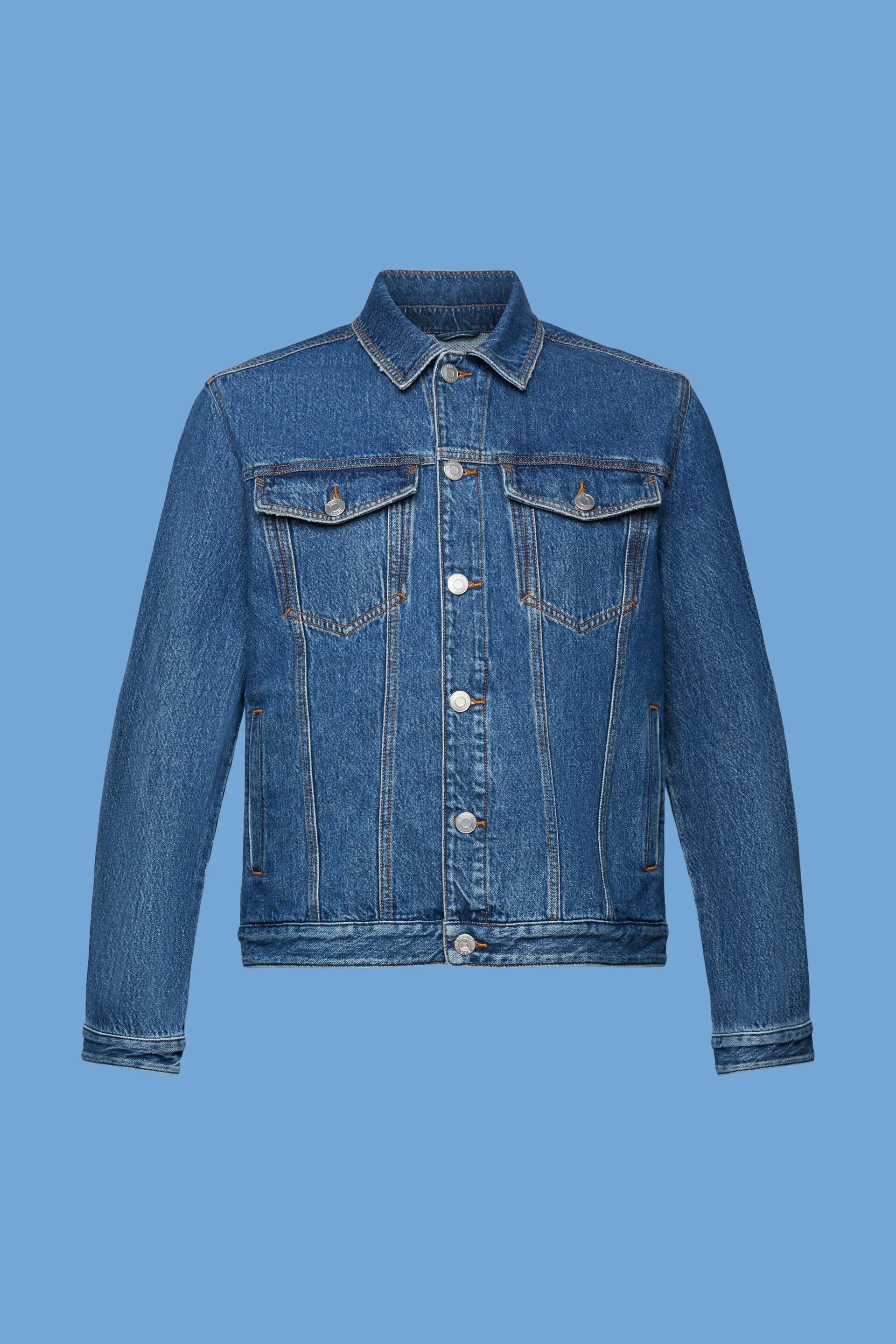 Chaqueta de tejido vaquero sostenible