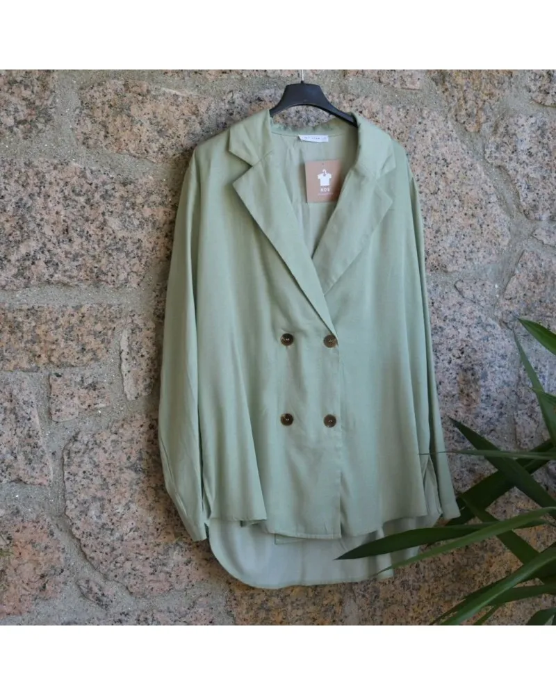 Chaqueta estilo blazer VERDE ndb