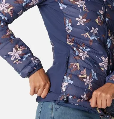 Chaqueta híbrida con capucha Powder Pass™ para mujer