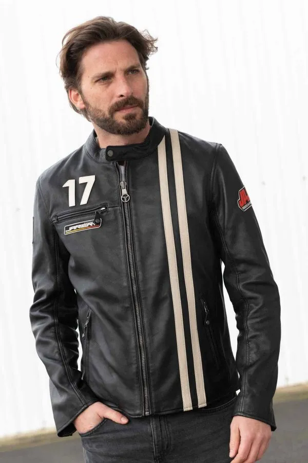 Chaqueta Hombre Classic Legend Motors Jarier Black