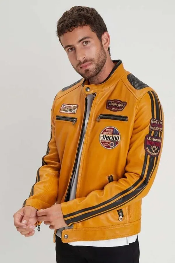Chaqueta Hombre Daytona Lancia Sheep Atlas Veg Yellow/Black