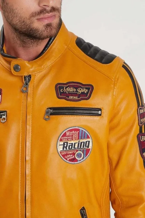 Chaqueta Hombre Daytona Lancia Sheep Atlas Veg Yellow/Black